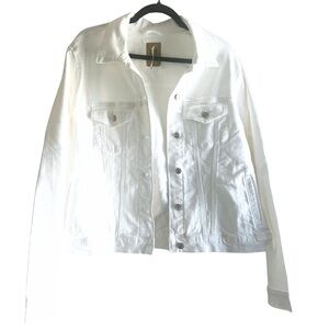 GAP White Denim Jacket